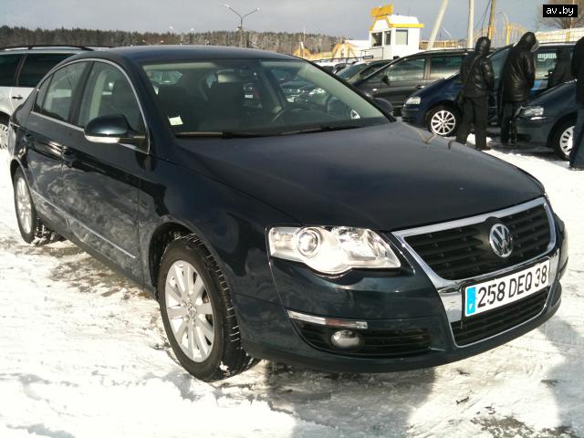 passat B6 чёрный 